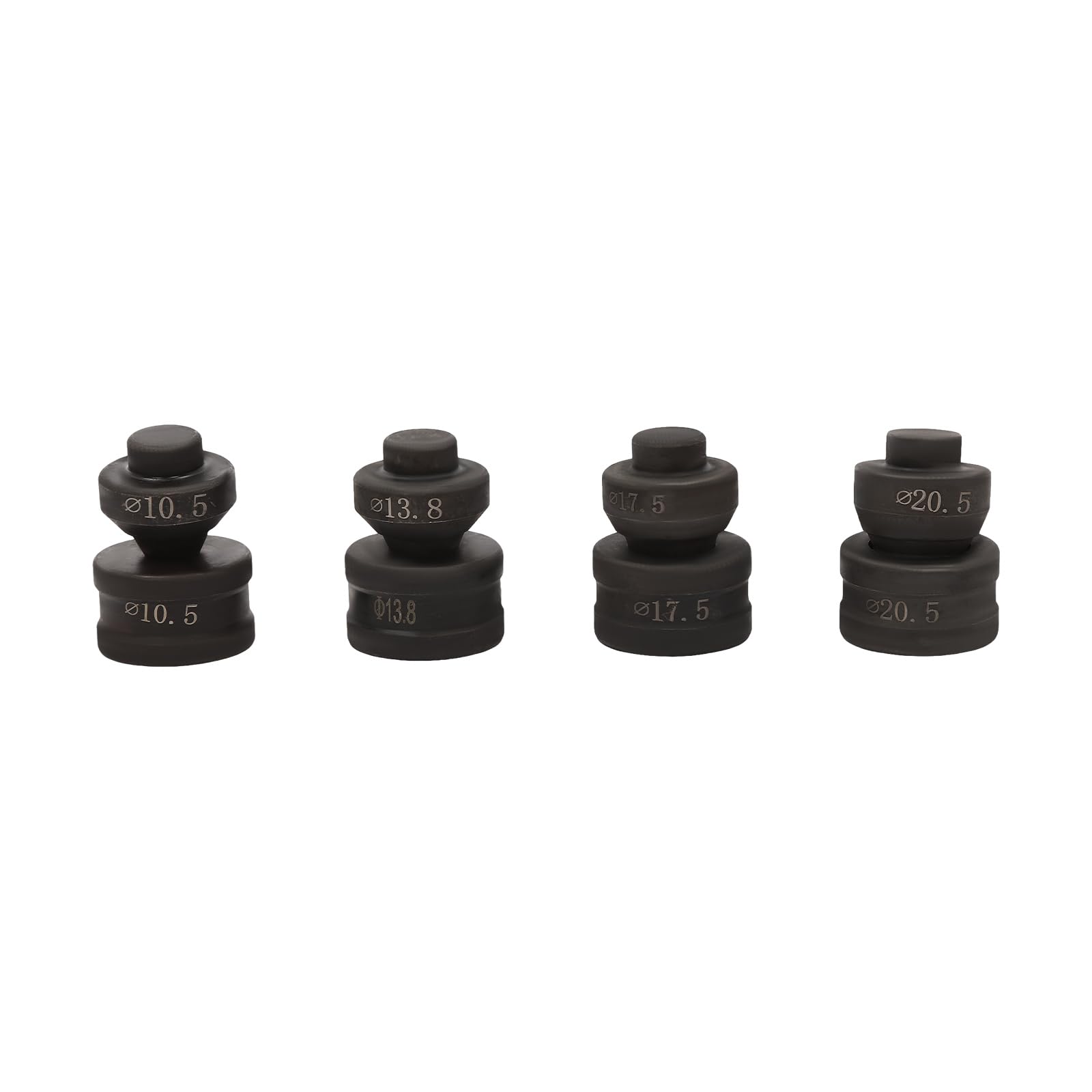 310 KN/31 T CH-60 Hidráulica Punzón Herramientas Manuales Kits de acero CR45 para perforar chapa, herramienta de perforación con placa cóncava, 3/8", 1/2", 5/8", 3/4", rojo