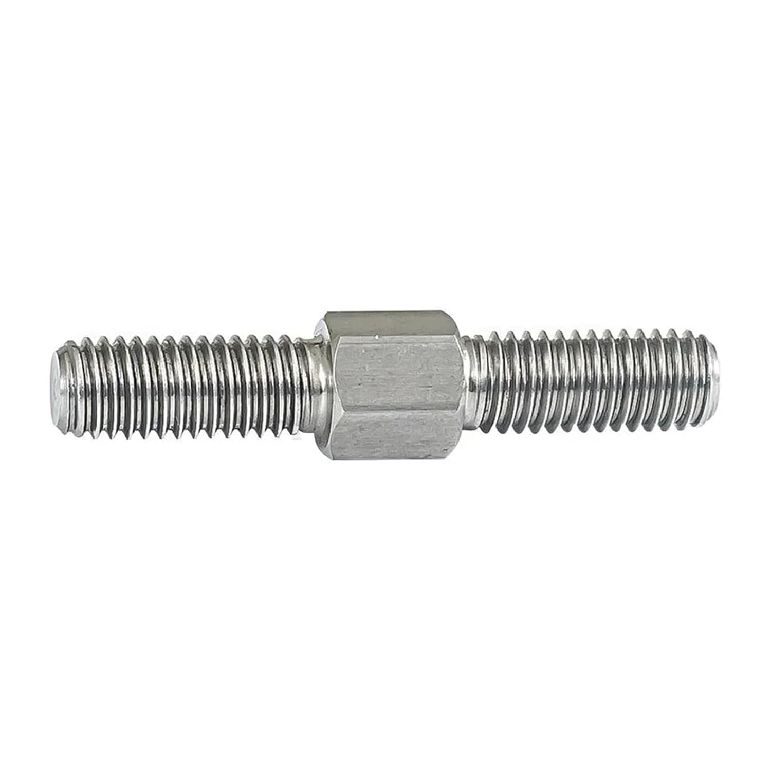 Stud Bolt Right and Left Hand Dual Thread, M6 304 Stainless Steel Left Hand and Double End Thread Tight Adjustable Push Rod Stud Screws Bolts(M6 x 40mm-5pcs)