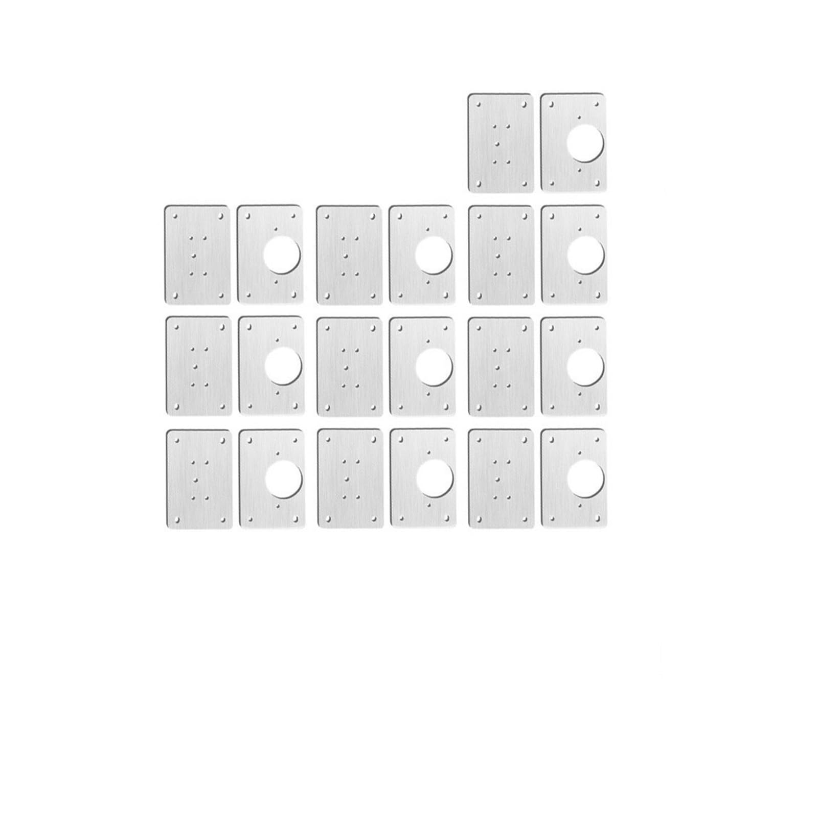 Jinfeuge 10Pc Ab Stainless Steel Household Hardware Hinge