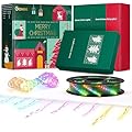 Govee Christmas Lights Set, Includes Curtain Lights, Christmas String Lights, & Icicle Lights, Christmas Decor for Indoors & Outdoors, RGBIC Smart LED Lights, Holly-Jolly Christmas Bundle 1 Pack Each