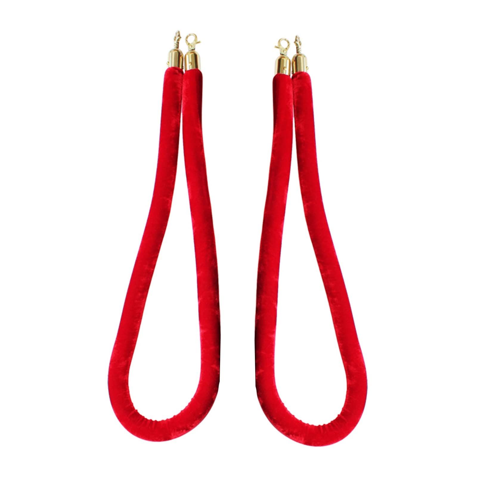 Confezione da 2 corde retrattili da 32 mm – nero, blu, rosso – ideale per controllo della folla, gestione eventi e uso VIP Red Carpet – Lunghezza 2,6 m per la massima visibilità