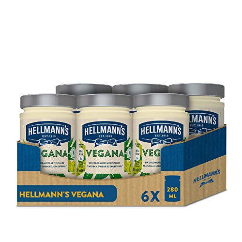 Hellmann's Vegana - 280 ml - Pack de 6: total de 1.68L