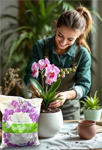 Garten Lux Substrat Terreau pour Orchidées, 6 Composants, Rempotage, 5L – vue 7