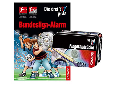 Preisvergleich Produktbild Die DREI Kids: Bundesliga-Alarm (Gebundenes Buch) + 1 Forscherkästchen