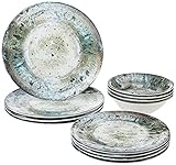 Certified International Radiance Cream Melamine 12 pc Dinnerware Set