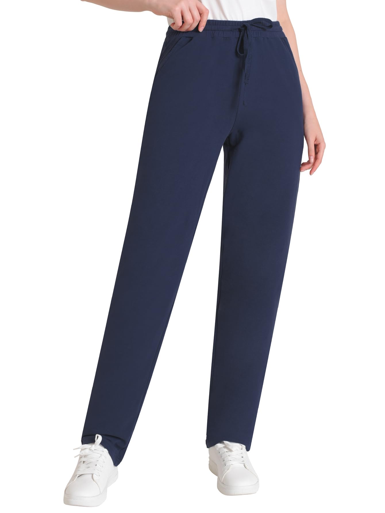 Weintee Women's 36" Inseam Tall Cotton Sweatpants Long Length