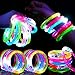 Mikulala 24Pcs Glow in the Dark Party Supplies for Kids/Adults, Flashing Light up Toys LED Bracelets Glow Sticks , Easter Party Favors, Neon Rave Concert Party Games Gifts Accessory