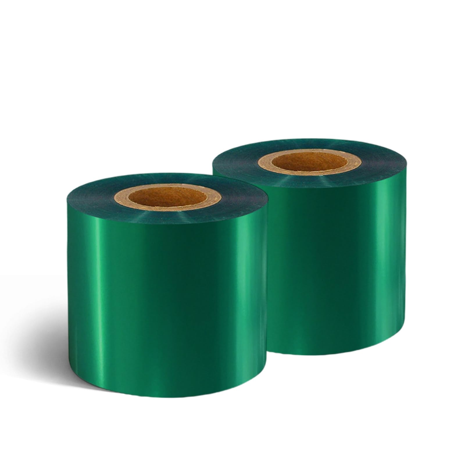 2 Pz Nastro Colore a Trasferimento Termico 60/80mm (2.36/3.15 pollici), Lunghezza 300m Green-60mm*300m