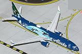 GeminiJets GJASA2078 Alaska Airlines Boeing 737 MAX 9 West Coast Wonders / Orcas; Scale 1:400