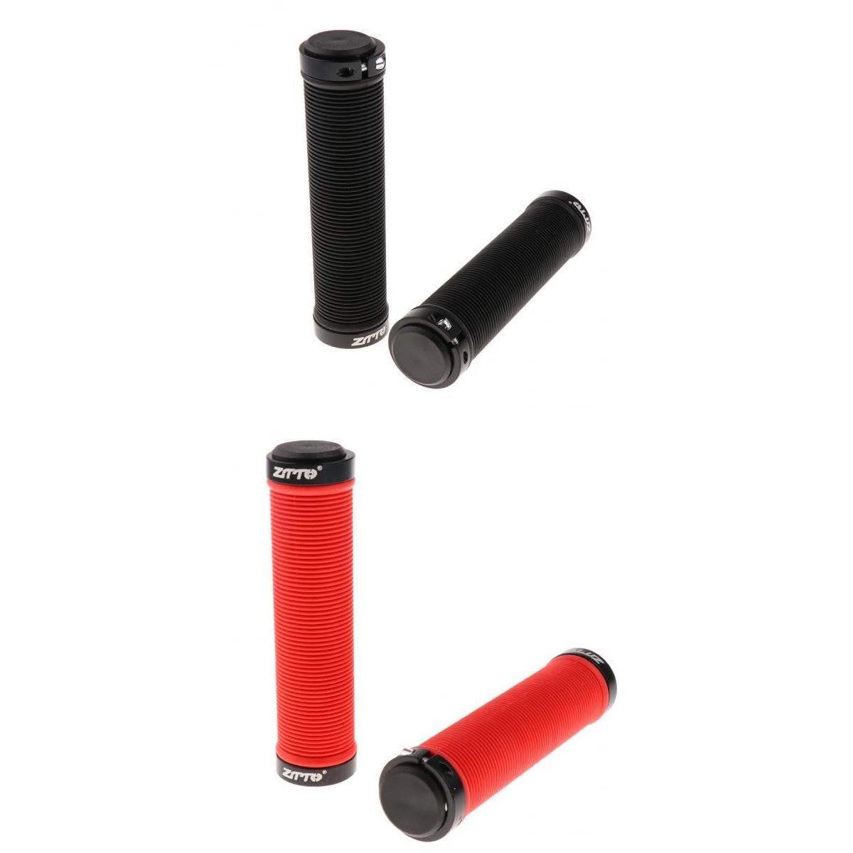 CALANDIS™ 4 Sets MTB Bike Handlebar Grips Silicone Gel Lock on Anti Slip Bicycle Grips | Handlebar Grips Tape & Pads | Bicycle Components & Parts | Cycling-image-7