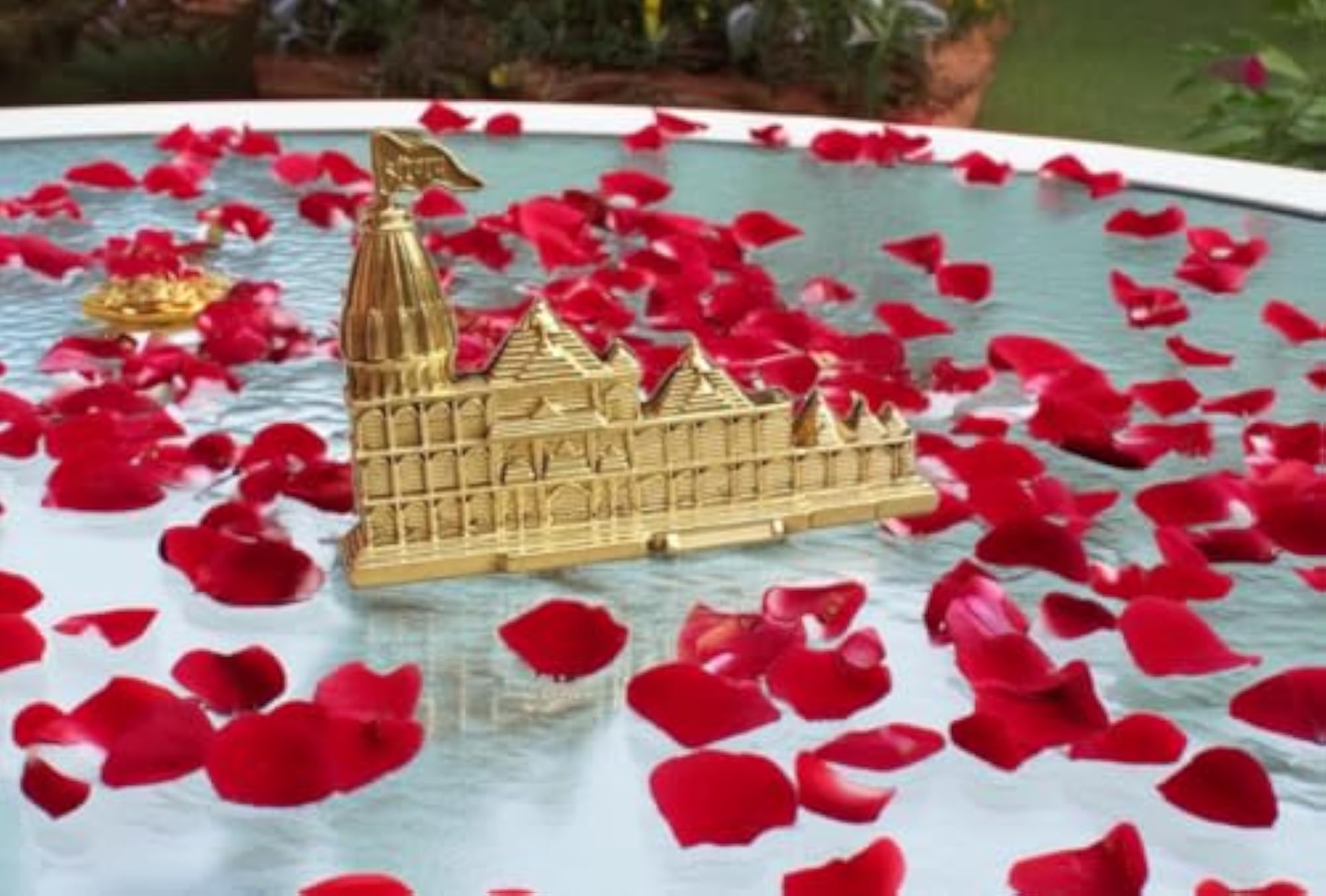 Brass Ram Mandir Ayodhya Model for Home