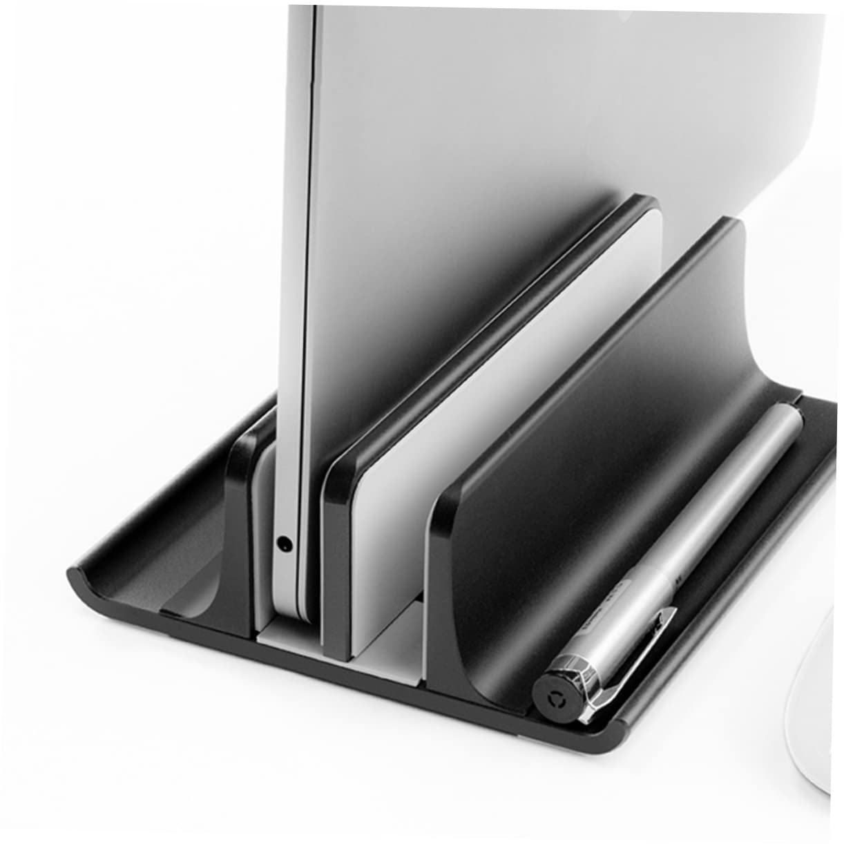 SHINEOFI Soporte Vertical para Portátil Aleación de Aluminio Enfriador Ventilación Antideslizante para Oficina y Viaje