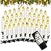 Produktbild 40er Christbaumkerzen Kabellos Warmweiß Flammenlos Weihnachtsbaum Lichterkette mit Fernbedienung