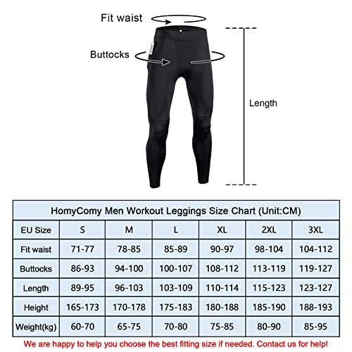 Mallas hombre deporte con compresión muscular y bolsillo lateral para evitar rozaduras 2