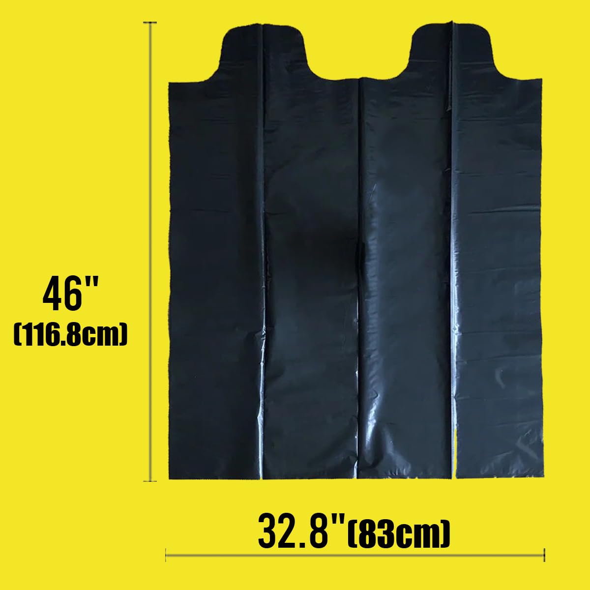 Worki na śmieci dla kontrahenta 42 galony wytrzymałe | 10 sztuk | 3 MIL | 83 cm x 117 cm | duże czarne worki na śmieci z klapką do domu biznesowego komercyjnego, wykonawców przemysłowych,