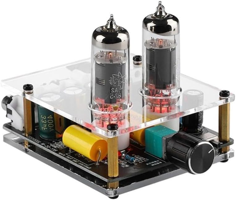 6K4/6A2 Tube Preamplifier with Voltage Amplification 5X, Frequency for Response 5Hz-500kHz for Home Theater Audio Systems, Compatible with 6J1/6J2/6J3/EF93 Series(6A2)