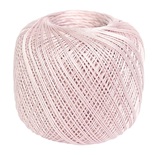 オリムパス製絲 エミーグランデ レース糸 合細 Col.123 ピンク系 50g 約218m