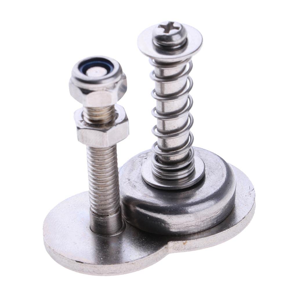Fibbia Magnetica Set Fermaglio Magnetico Supporto Blocca Magneti Accessori Fissaggio Acciaio Inossidabile Resistente per Bicicletta Pieghevole Adatto