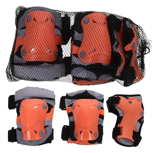 POPETPOP Sports Protective Gear Set for Boys and Girls Knee Sleeve Elbow Guard Palm Protector Comfortable Breathable