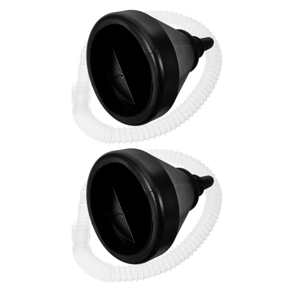 Gatuida 2piezas Embudo de Aceite de Boca Ancha con Filtro Integrado para Coches y Motocicletas Embudo Flexible para Repostar Aceite y Gasolina Rápidamente