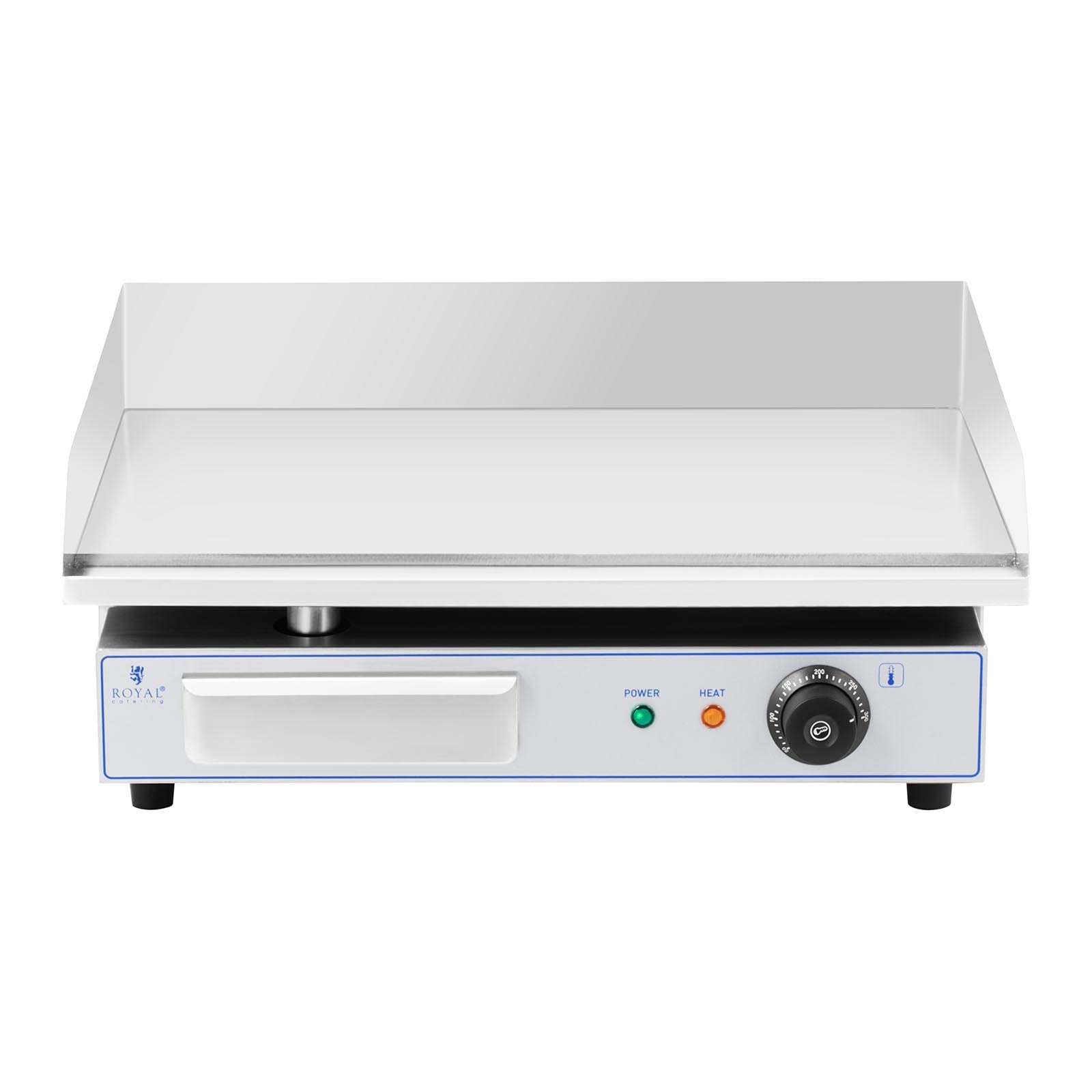Piastra Elettrica Professionale 60cm Royal Catering - 6400W, Doppia Zone Liscia/Scanalata - Foto 11