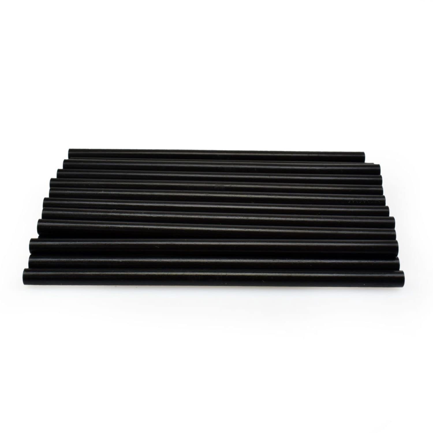 RZT - Colla a Caldo in Stick Nera 11mm, Bastoncini di Colla per Pistola Colla a Caldo - Alta Qualità e Viscosità –per l'Artigianato, il Fai da Te - Colla Nera (11MM x 200MM) (25 Pezzi)