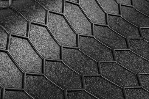 +PWR Car Parts Universal-Kofferraummatte aus Gummi. 100% PVC, Größe 108 x 140 cm. rutschfest und zuschneidbar. Schützt den Originalkofferraum.