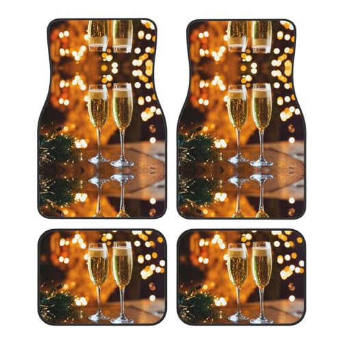 Tapis de voiture motif tasse de vin : protégez votre sol contre la saleté et l'humidité