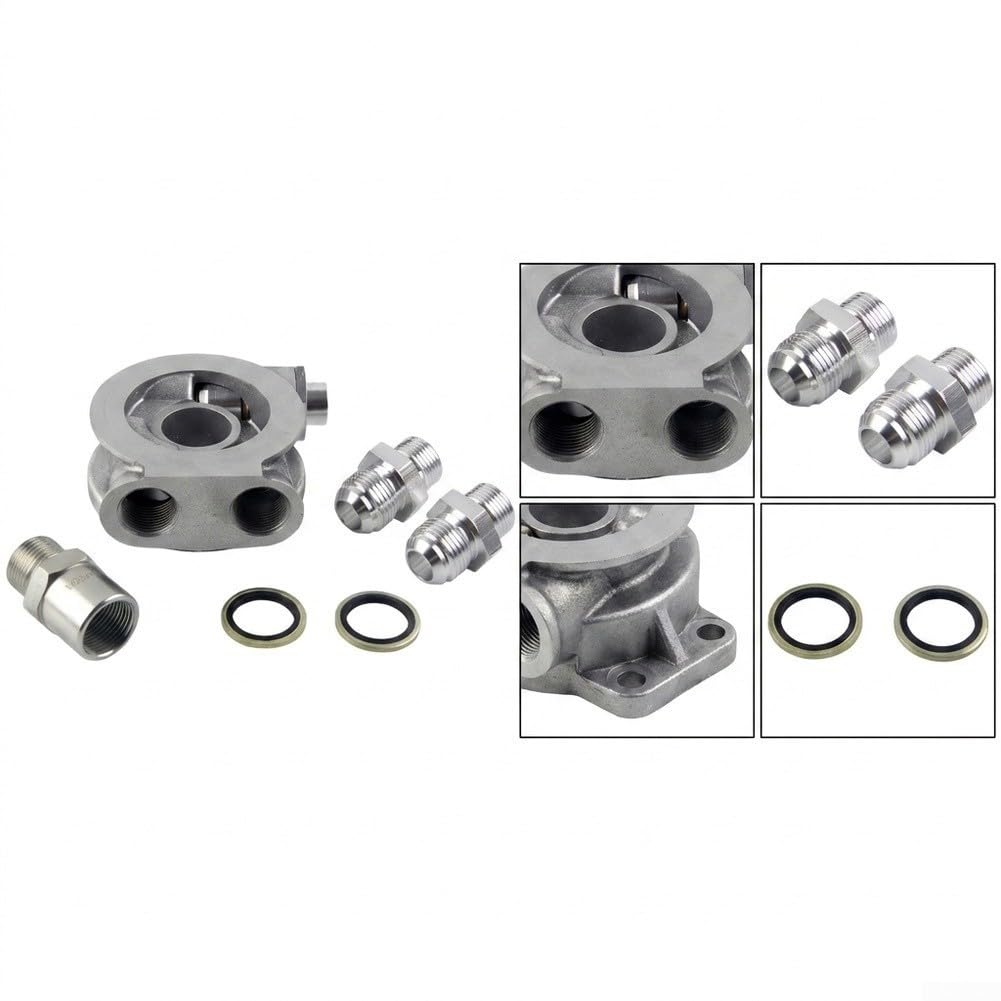 Adaptador Válvula Radiador Aceite Aluminio Adaptador Válvula