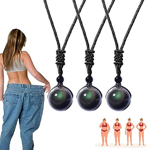 DXFWYTZQ Rainboweyes Lymphvity Obsidian Halskette【Neu】 NatüRlicher Rainbow Eye Obsidian EinzelperlenanhäNger, Thermotherapie Detox Halskette, Lymphdrainage Halskette, Lindert MüDigkeit Und Angst Cover