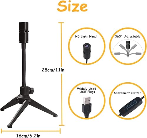 Miniatura 6 de BODLYL Lámpara de luna proyector de luz nocturna, luz de proyección de luna de 360 grados, iluminación alimentada por USB, proyector romántico de