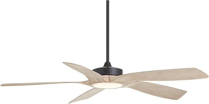 Ventilador de Techo 56" 6 Velocidades con Luz LED y Control miniatura 7