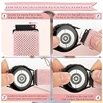 Elastische Uhrenarmbänder,16mm 18mm 19mm 20mm 22mm 24mm Schnellverschluss Nylon Armband Verstellbare Aatmungsaktive Sportbänder Ersatzarmband für Herren Damen – Bild 4