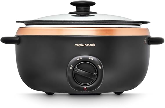 Morphy Richards Olla de cocción lenta Sear and Stew de 6,5 L