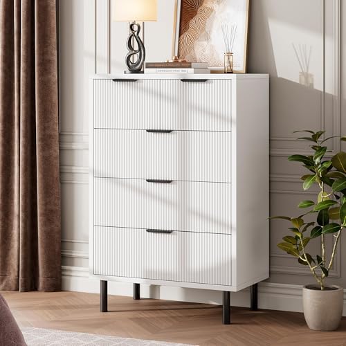 Litake Kommode Mit 5 Schubladen Weiß Sideboard Komodenschrank Für Wohnzimmer Schlafzimmer Kommode Mit Großer Schubladenschrank Flur Möbel Arbeitszimmer 95X70X40 cm Litake Kommode Mit 5 Schubladen Weiß Sideboard Komodenschrank Für Wohnzimmer Schlafzimmer Kommode Mit Großer Schubladenschrank Flur Möbel Arbeitszimmer 95X70X40 cm