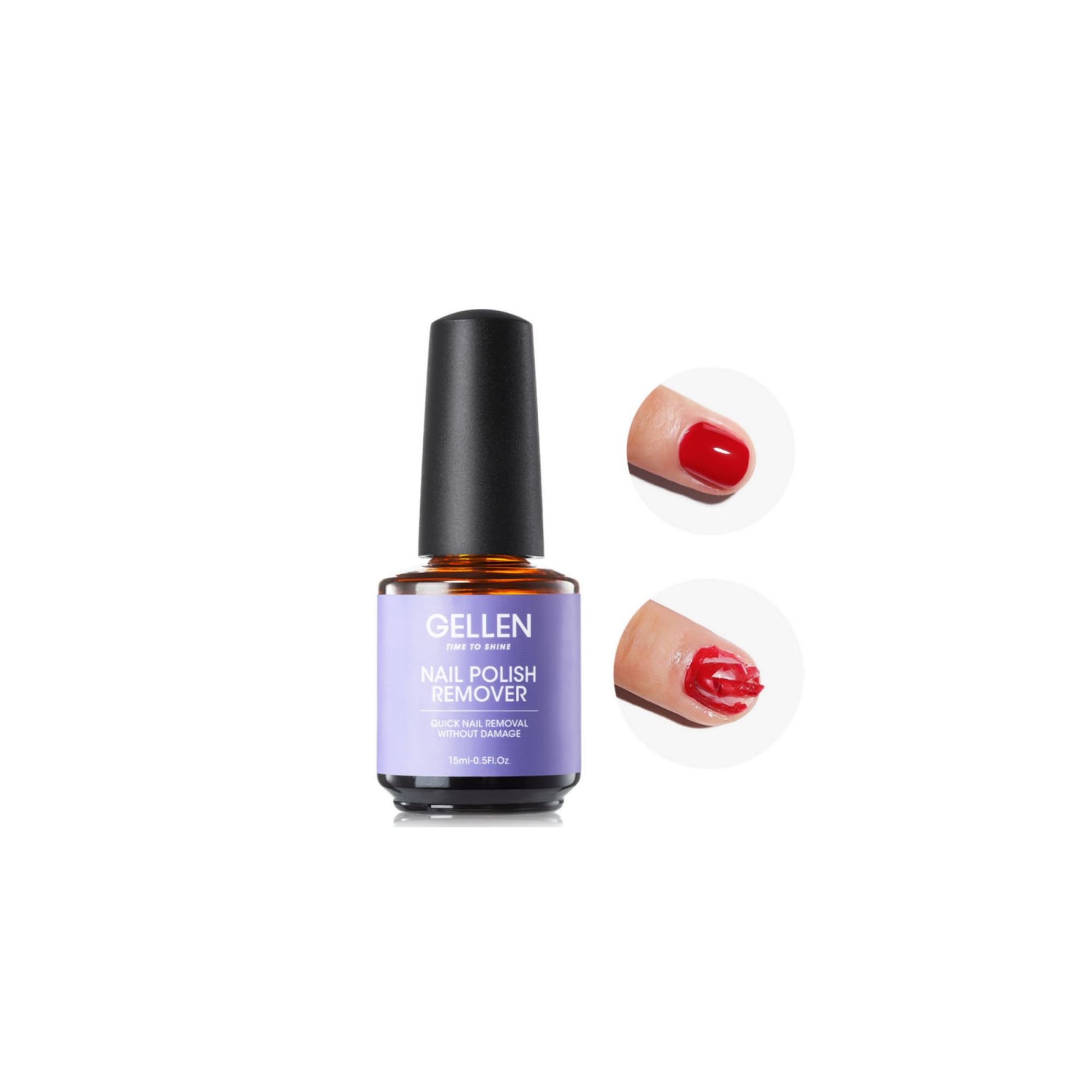 Amazon.com : Gellen Gel Nail Polish Remover, 1pc Gel Polish