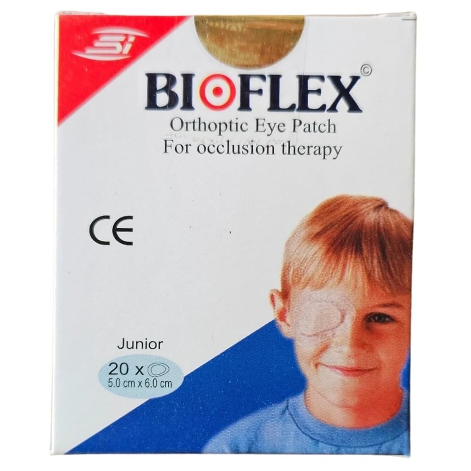 Bioflex Orthoptic Eye Patch For Occlusion therapy Junior 20XO 5.0cm X 6.0cm Only For Childrens-image-48