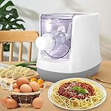 InLoveArts Máquina de Pasta eléctrica, máquina de Fideos de 13 moldes, Pantalla LCD, automática para Crear Pasta Fresca Que Incluye Espaguetis, macarrones y Piel de Bola de Masa en 15 Minutos
