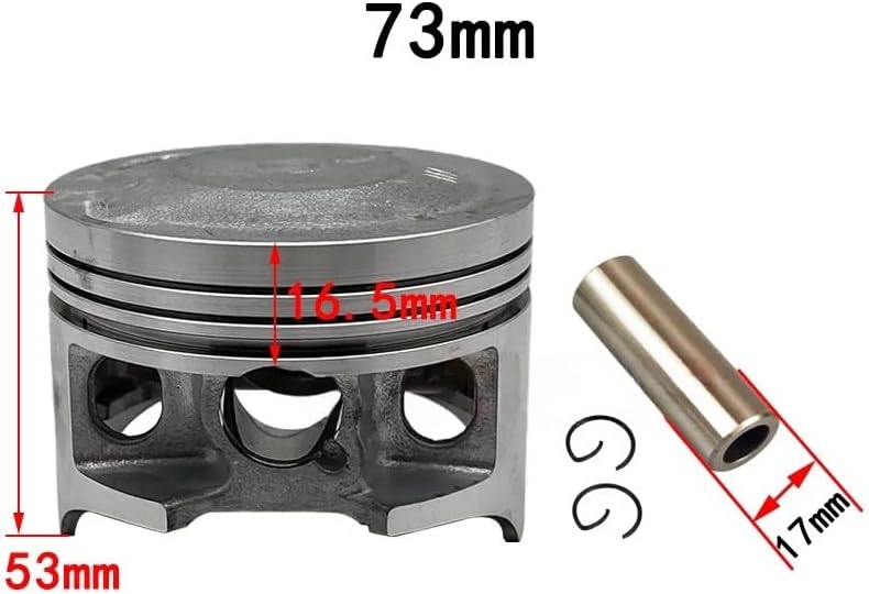 Motorcycle Parts Motorcycle Engine Piston Ring Kits Pistons Set for Ho-nda XR250 XR250L XR250R 1987-2004 Bore Size STD 73mm Accessories(Piston and Ring)