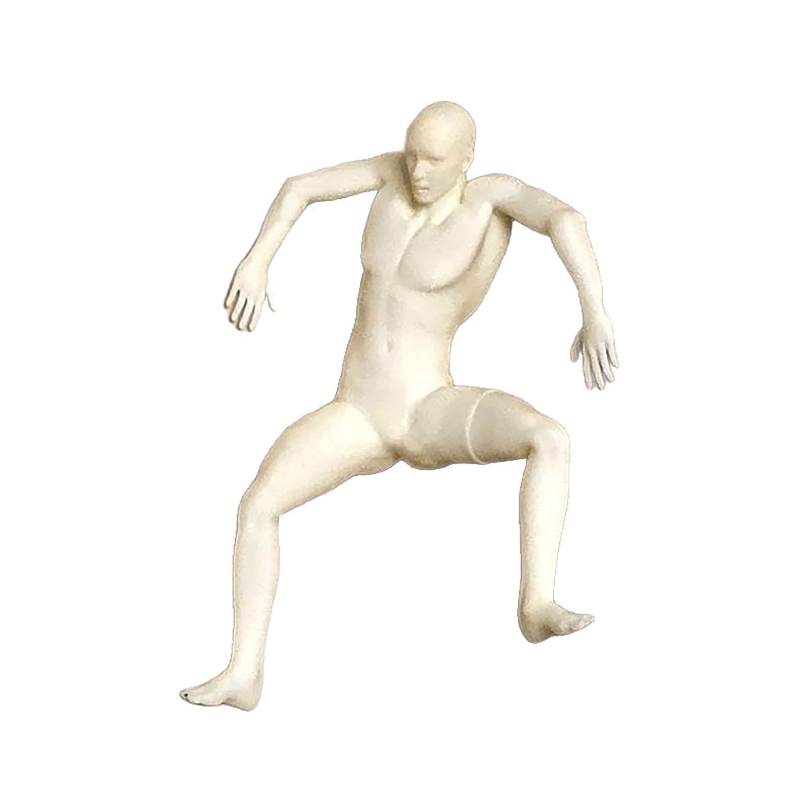 Muiltvoe Frightened Figurine Corner Wall Decor 3D Adhesive Climbing Man Statue Sculpture Home Office Wall Art Ornament For Climbing Enthusiasts