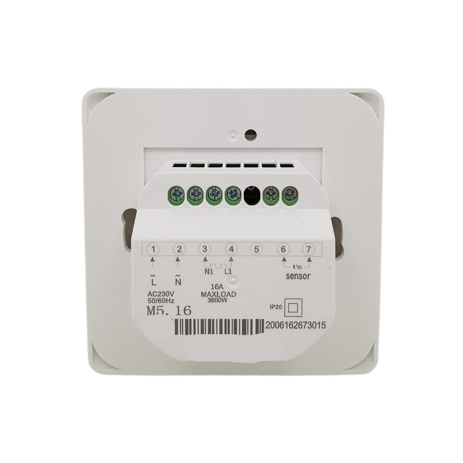 3 pezzi RTC70 Termostato meccanico Controllo della temperatura del riscaldamento a pavimento Riscaldatore a infrarossi con sonda sensore NTC esterna 16 A 220 V CA