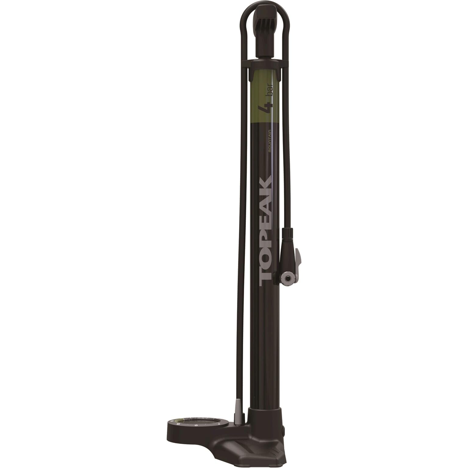 Topeak Unisex – Erwachsene JoeBlow Mountain EX Standpumpe, Schwarz, 66 x 24,5 x 18 cm