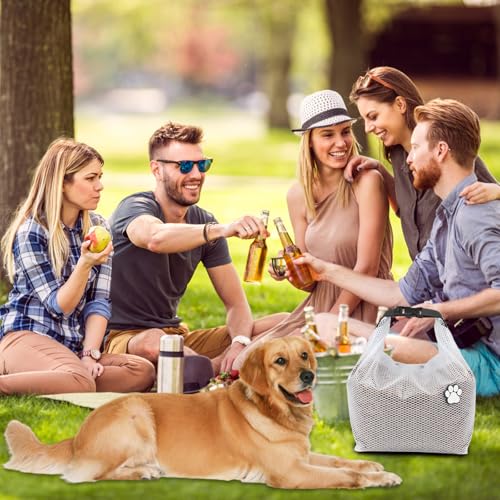 Hundefutter-Reisetasche, Reisebehälter für Hundefutter, 2 Stück, wasserdicht, 10 kg, perfekt für Campingausflüge, Hundepensionen und Wochenendausflüge