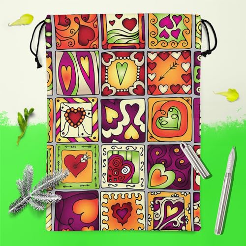Image of ArtzFolio Doodle Drawing | Reusable Sack Bag | Bag for Gym, Storage, Vegetable & Travel