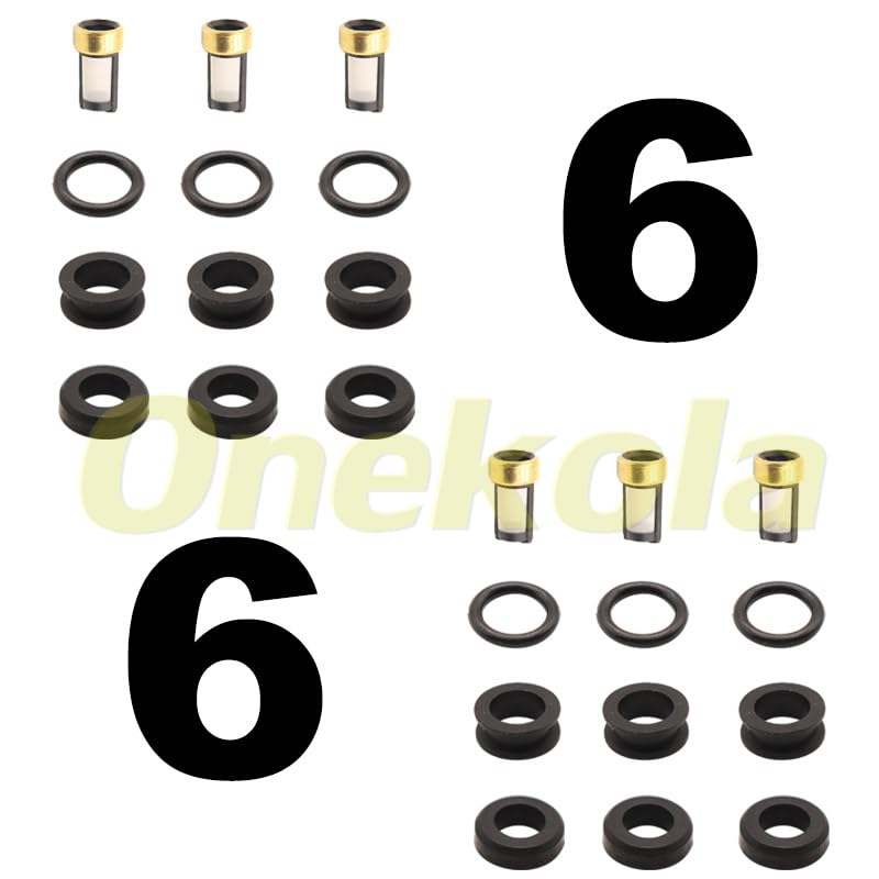 Fuel Injector Seal O-Ring Kit Seals Filters For Mazda Protege Nikki INP-782 INP-783 - (Color: 20 set)