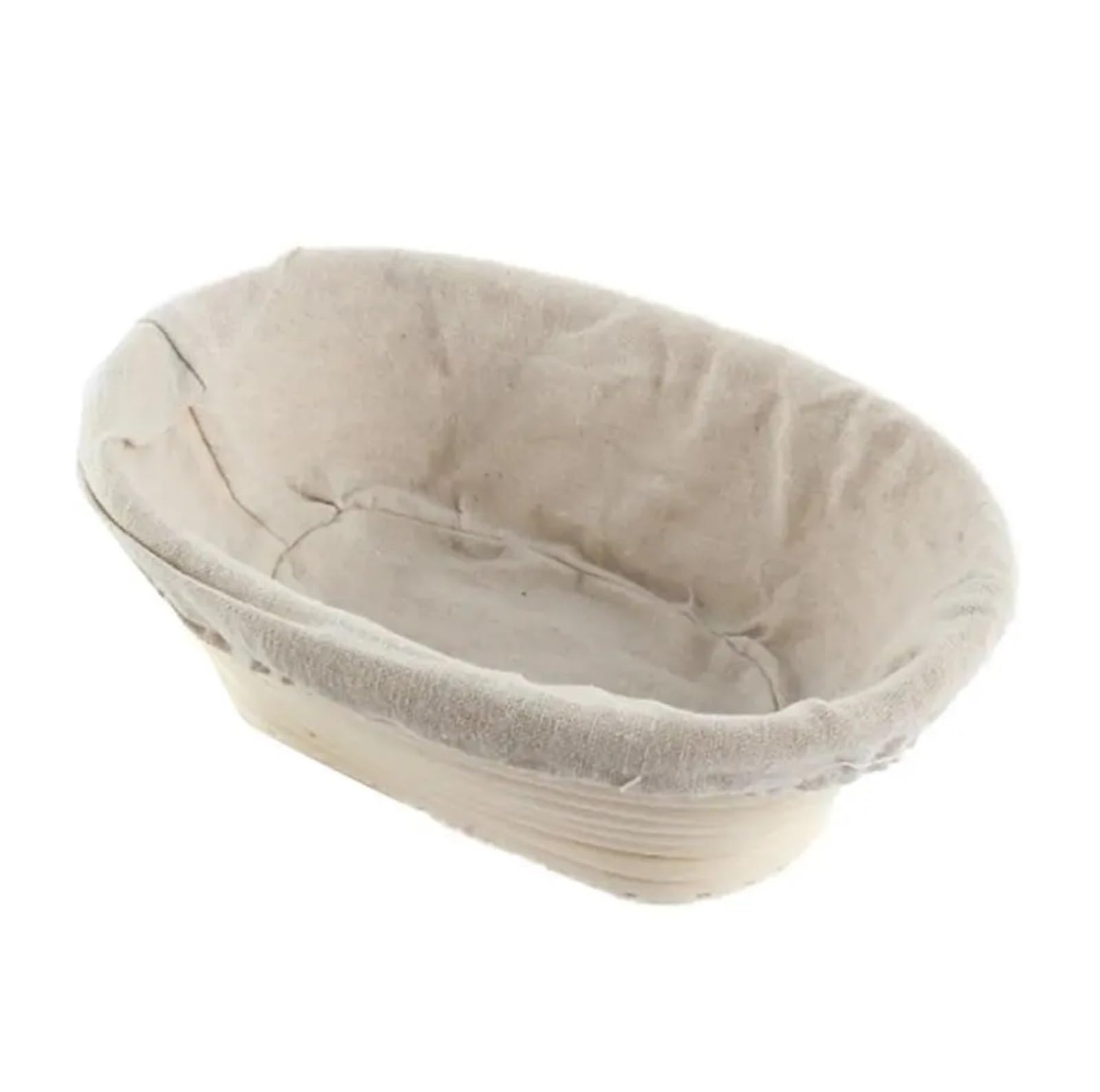 Brot Sauerteig Korb Runder ovaler Rattan-Brot-Gärkorb, Brot-Backform, Form, Brot, Teig, Gärkorb Für Das Aufgehen Von Brot(Oval-28 * 14 * 8cm)