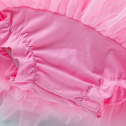 Image of Anbaby Baby Girls Soft Tutu Skirt Toddler Ruffled Pants Diaper Cover