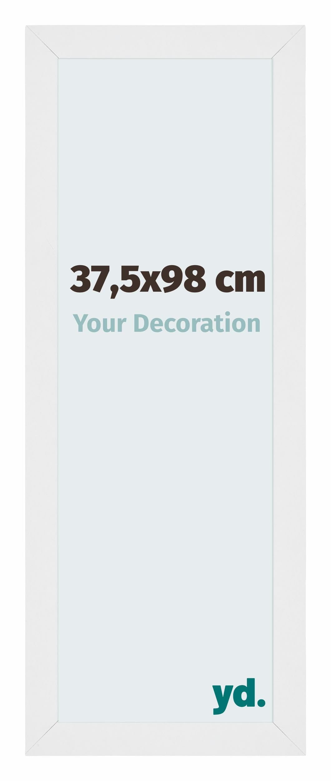 Your Decoration - Puzzle frame 37,5x98 - White High Gloss - Puzzle frame 1500-2000 Pieces - MDF Photoframe - Mura