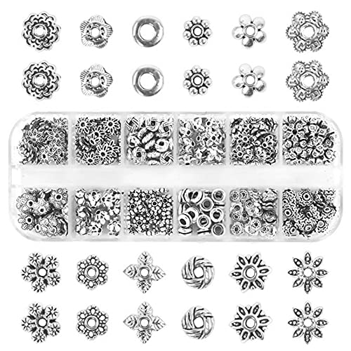 ★ Creazione di gioielli perfetti: questi set di perline in metallo aggiungono un tocco di design esotico a quasi tutti i progetti di perline. Ideale per collane, bracciali, orecchini, cavigliere, chiusure lampo, portachiavi, catene di maglioni e molti altri prodotti artigianali.
