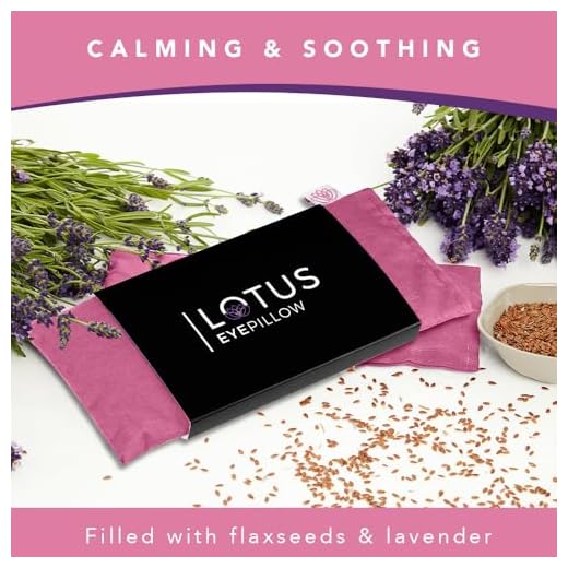 Lotus Lavender Weighted Eye Pillow